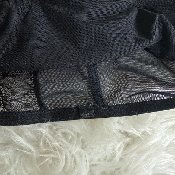 Ann Summers Bonnie Cami Suspenders Black Size Medium - 12 / 14 - Picture 12 of 16